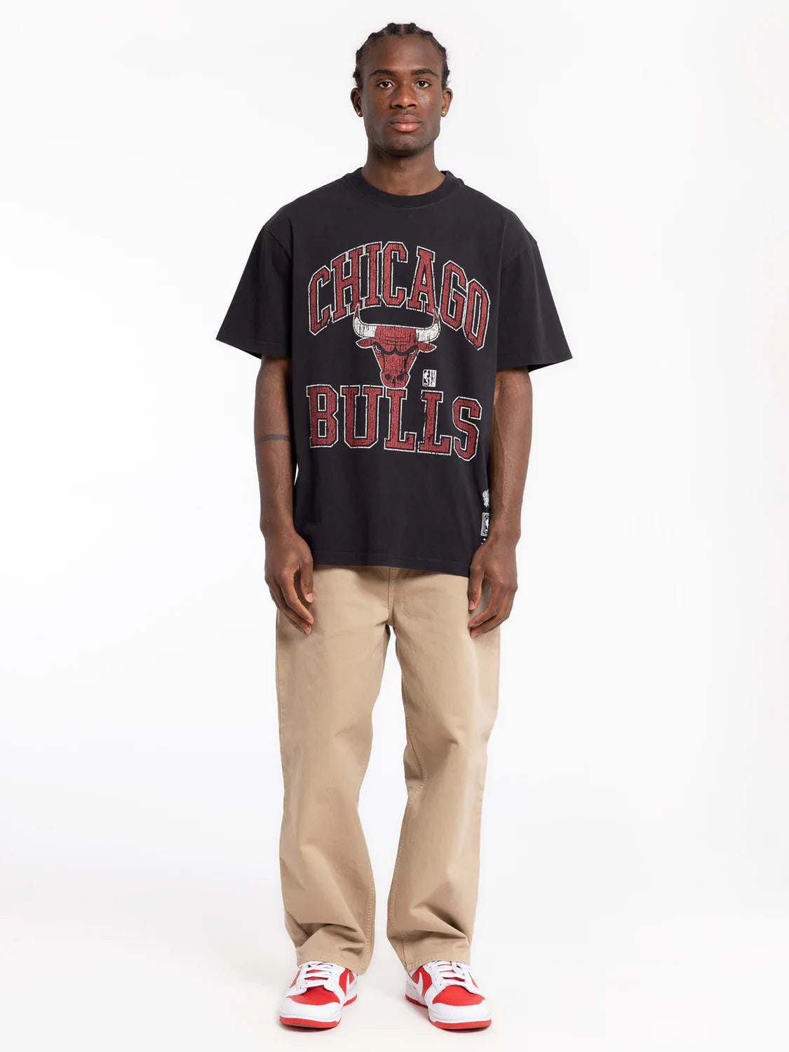 Mitchell Ness Chicago Bulls Vintage HWC Ivy Arch Colour Tee Kickz101