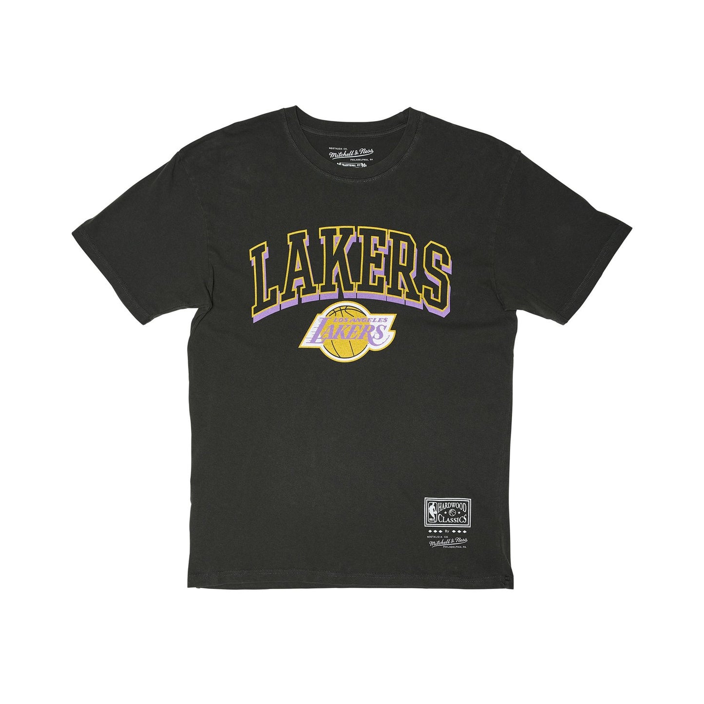 L.A. LAKERS VINTAGE KEYLINE LOGO TEE