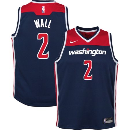 John Wall 2 Washington Wizards Adidas Jersey Size 2XL Blue 