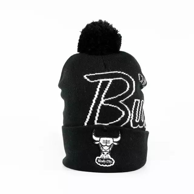Chicago Bulls Script Burst Beanie