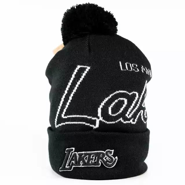 L.A. Lakers Script Burst Beanie
