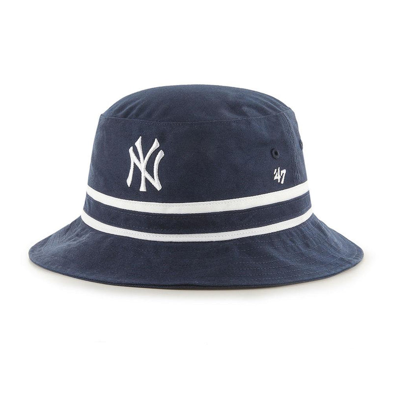 New York Yankees Navy Striped Bucket Hat