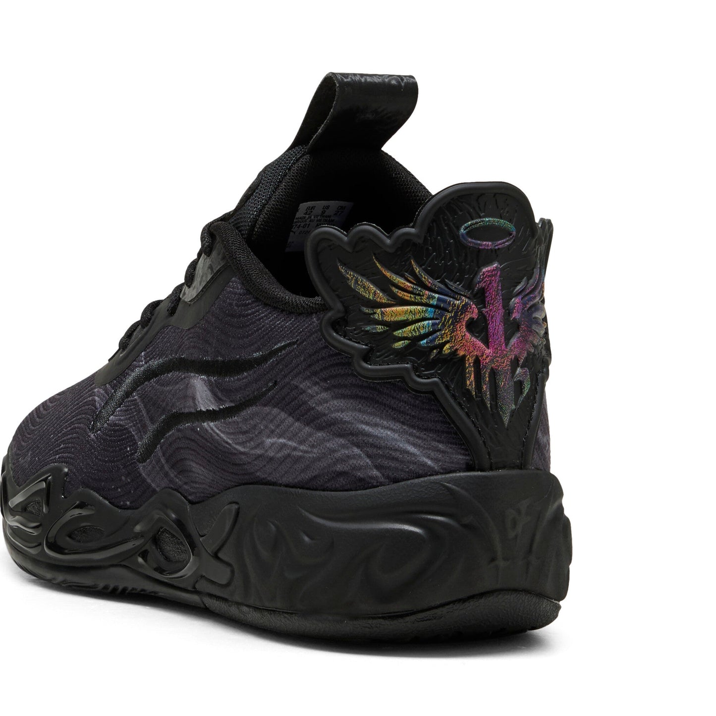 Puma MB.04 Lo Lamelo Ball Black-Dark Amethyst Grey