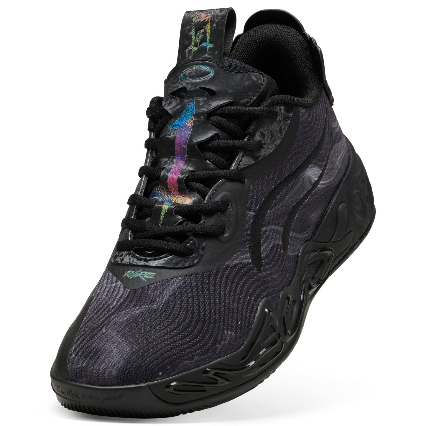 Puma MB.04 Lo Lamelo Ball Black-Dark Amethyst Grey