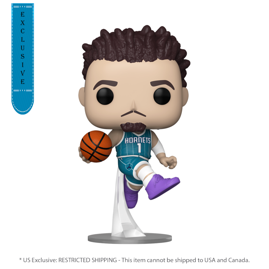LaMelo Ball Charlotte Hornets Icon Edition NBA US Exclusive Pop Vinyl