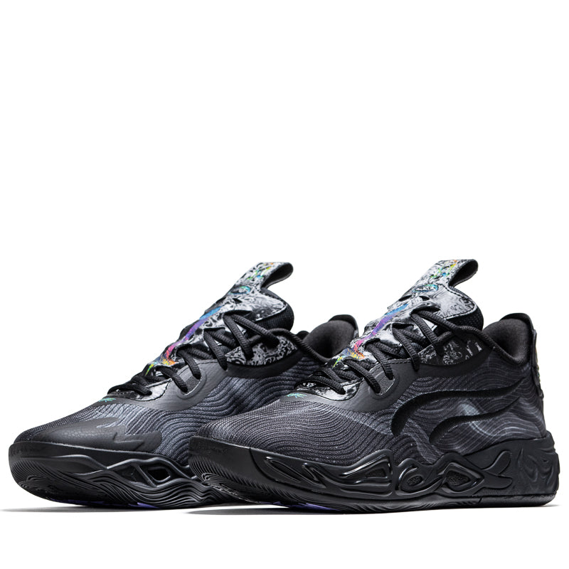 Puma MB.04 Lo Lamelo Ball Black-Dark Amethyst Grey