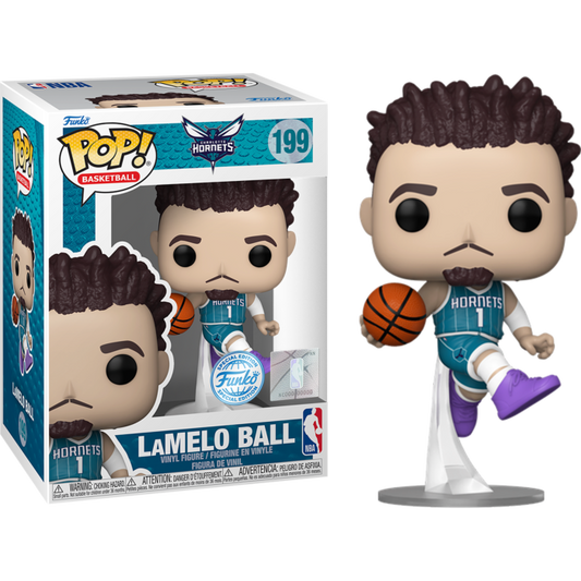 LaMelo Ball Charlotte Hornets Icon Edition NBA US Exclusive Pop Vinyl