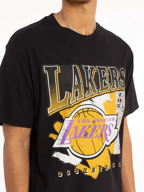 Mitchell & Ness L.A. Lakers Brush Off Tee