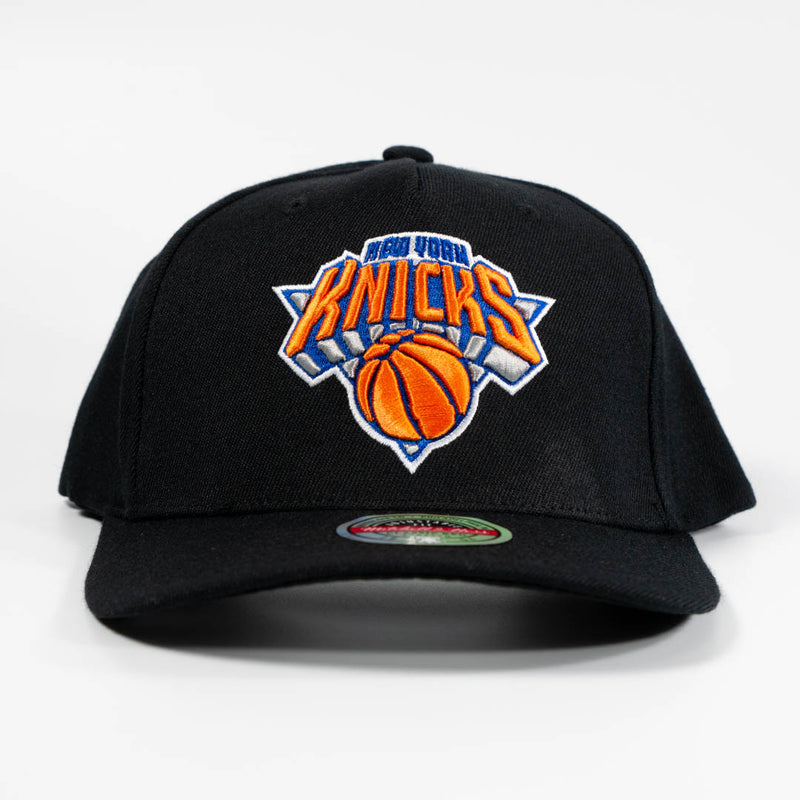New York Knicks Black & Team Colour Logo Classic Red Snapback