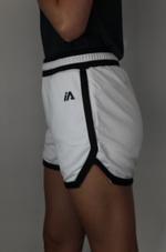 iathletic Casual Pocket Shorts Womens - White/Black