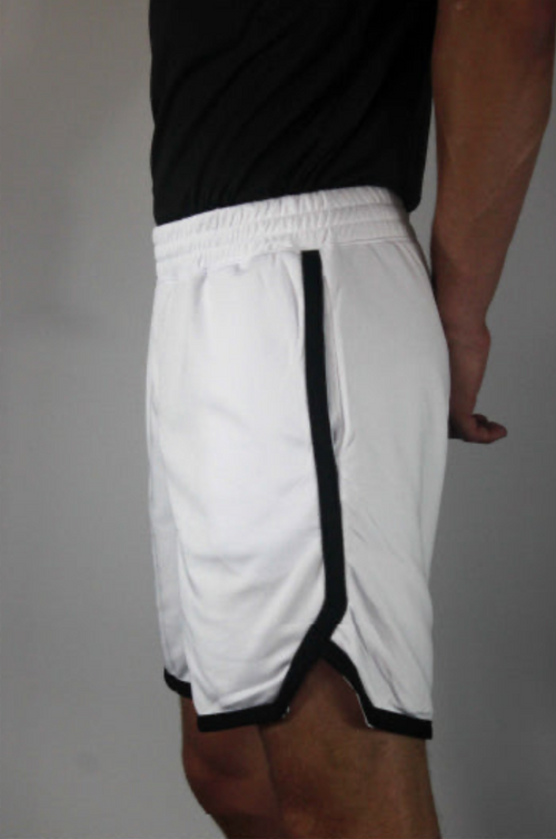 iathletic Casual Pocket Shorts Mens - White/Black
