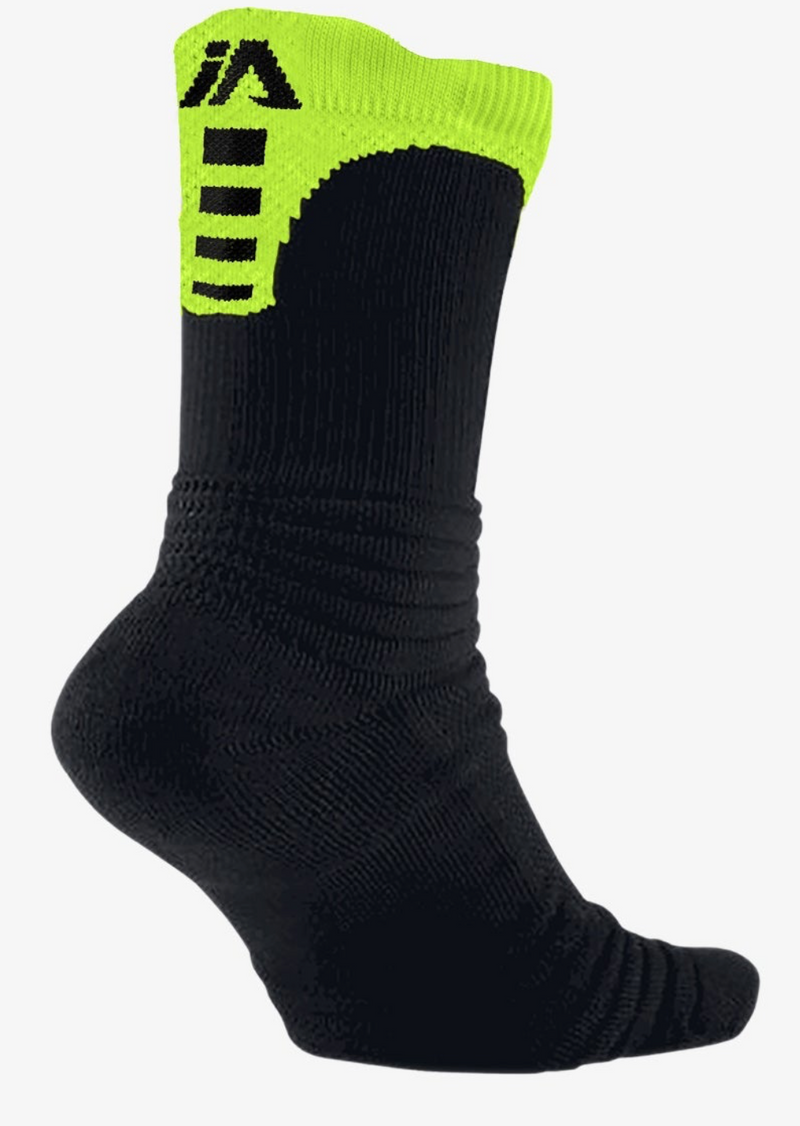 iathletic Elite Performance Socks - Black/Volt