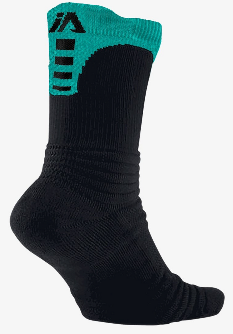 iathletic Elite Performance Socks - Black/Teal