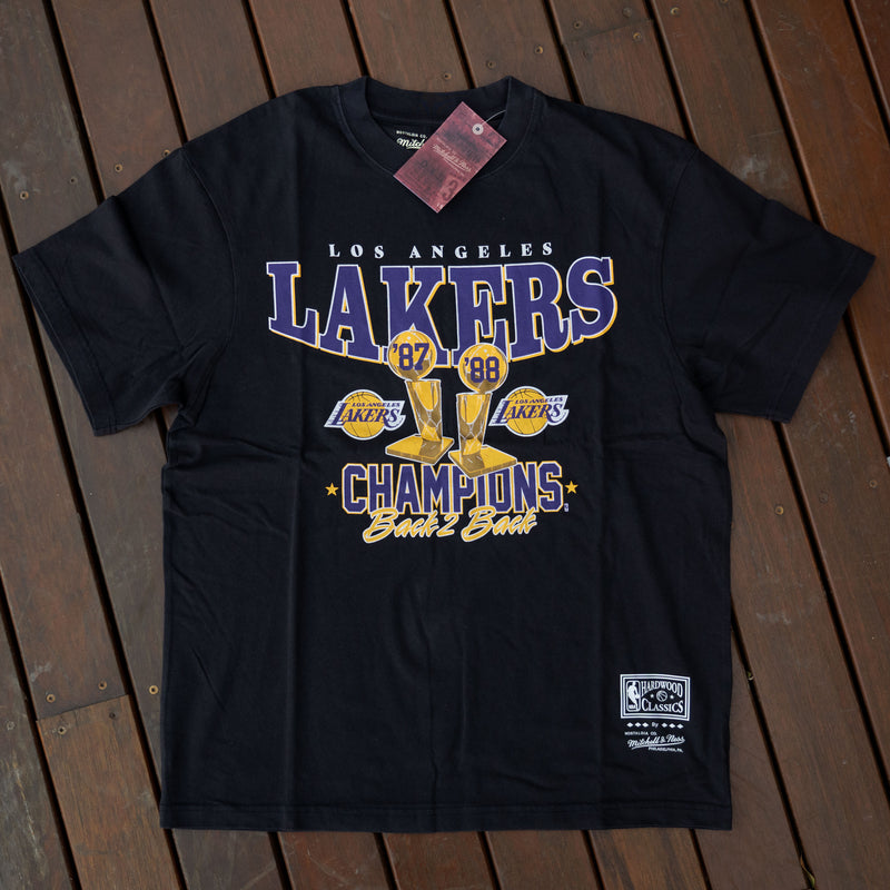 Mitchell & Ness - Lakers Womens Vintage Champions Trophy Tee in